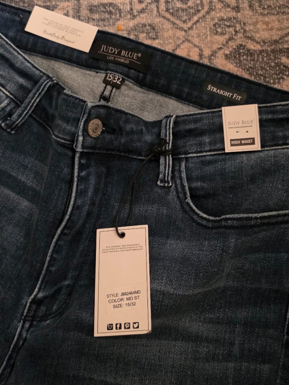 Judy Blue nwt size 15